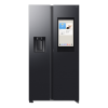 Bespoke AI Side By Side F-Hub RS90F66BEFEO, 614L, clasa E, Twin Cooling, Deschidere automată a ușilor