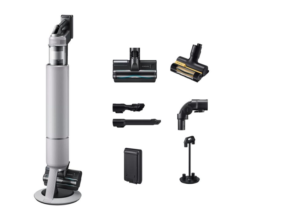 Aspirator vertical Bespoke AI Jet Lite Pet, VS80F28DLP/GE, putere aspirare 280W